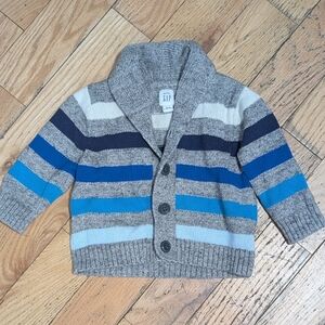 EUC Adorable GAP Infant Striped Cardigan *R16